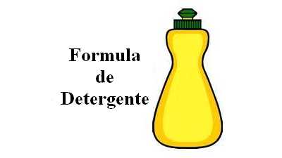 Formula de detergente liquido para lavar louças com CMC (carboximetilcelulose)
