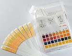 fitas de medição de pH